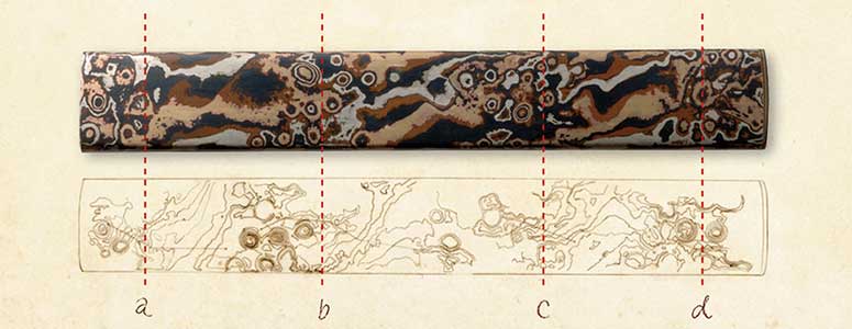 Mokume Gane Kozuka