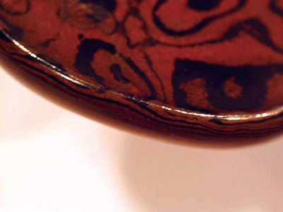 Mokume Gane Tsuba Side