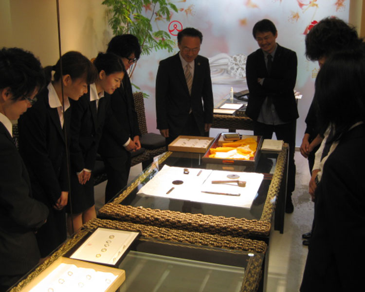 Mokume Gane lecture : Nagoya Zokei University