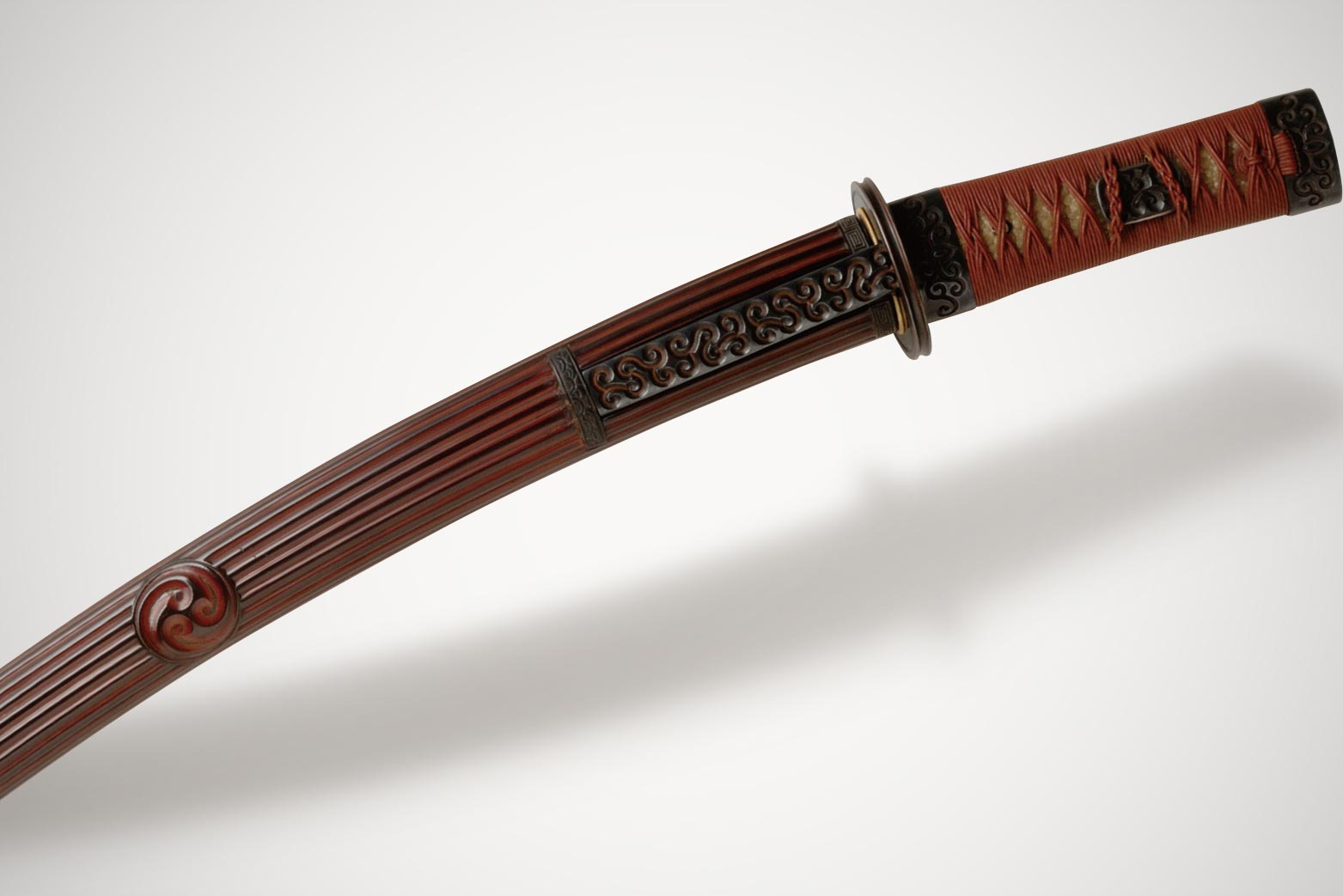 COLLECTION3 Wakizashi with design of guri scrolls